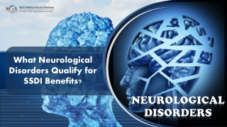 What Neurological Disorders Qualify for SSDI Benefits
