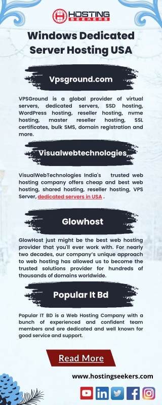 Windows Dedicated Server Hosting USA