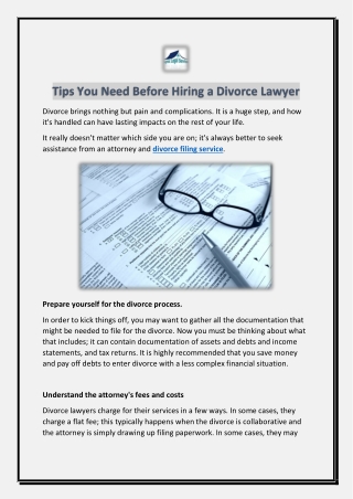 Best Online Divorce Filing Service In the USA