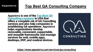 Top Best QA Consulting Company