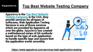 Top Best Website Testing Company