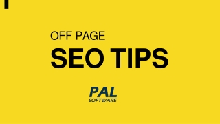 OFF PAGE SEO TIPS