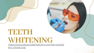 Teeth Whitening In Dubai
