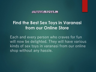 Sex Toys In Varanasi | Call  919716804782