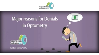 Major reasons for Denials in Optometry