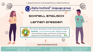 Schnell Englisch Lernen Dresden - Alpha Institute