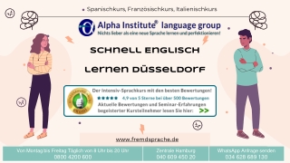 Schnell Englisch Lernen Düsseldorf - Alpha Institute