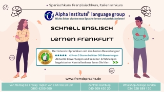 Schnell Englisch Lernen Frankfurt - Alpha Institute