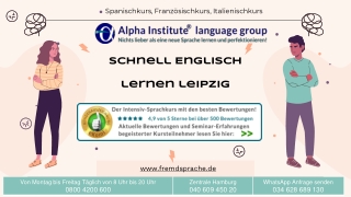 Schnell Englisch Lernen Leipzig - Alpha Institute