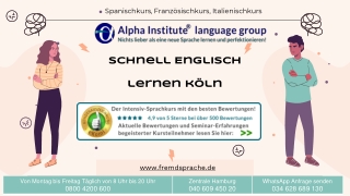 Schnell Englisch Lernen Köln - Alpha Institute