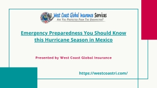 Emergency Preparedness You Should Know this Hurricane Season in Mexico