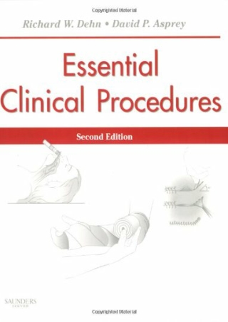 DOWNLOAD Essential Clinical Procedures Expert Consult  Online and Print