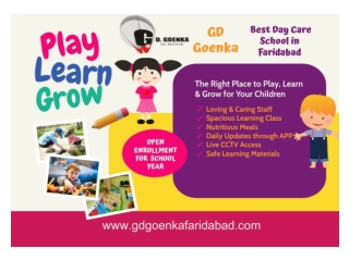 best Day Care School in Faridabad