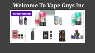 Wholesale Vape Supplies