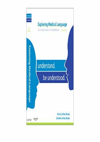 READING Exploring Medical Language A Student Directed Approach Understand