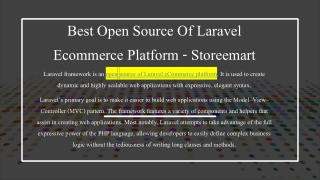 Best Open Source Of Laravel Ecommerce Platform - Storeemart_