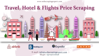 Travel, Hotel & Flights Price Scraping