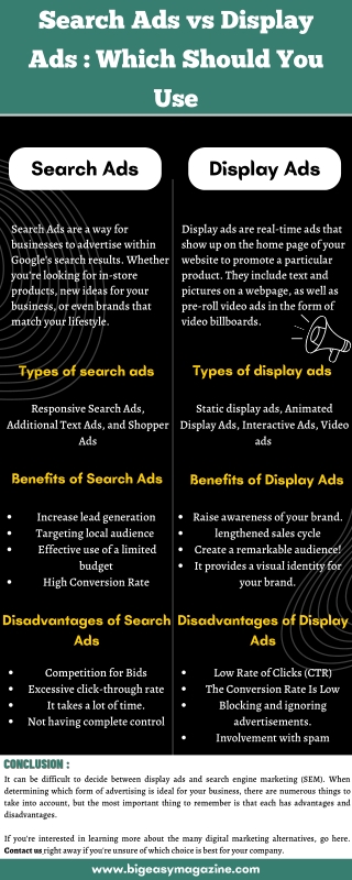 Search Ads vs Display Ads: Which Should You Use