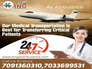 King Air Ambulance Services in Dimapur with Patient Rescued Transport