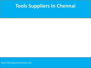 Tools Suppliers In Chennai