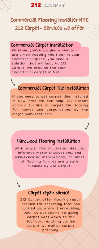 Commercial Flooring Installer NYC 212 Carpet