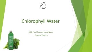 Chlorophyll Drops