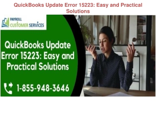 QuickBooks Update Error 15223: Easy and Practical Solutions