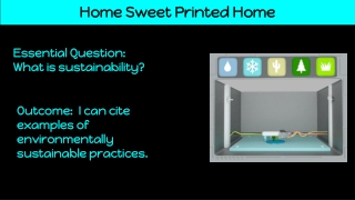 Q4 Week 2 Home Sweet Printed Home