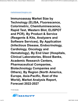 Immunoassay Market