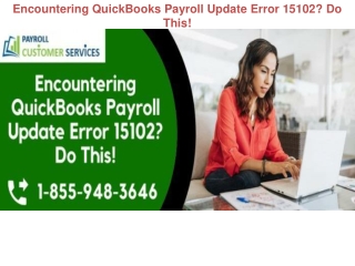 Encountering QuickBooks Payroll Update Error 15102