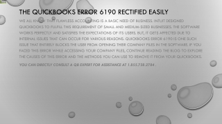 An easy way to resolve QuickBooks Error 6190