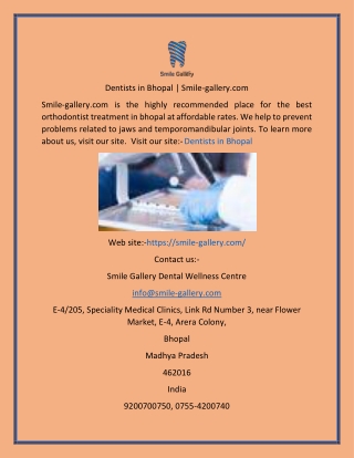 Dentists in Bhopal Smile-gallery