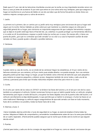 Los mejores consejos de una cerrajeria para mejorar el nivel de seguridad en una