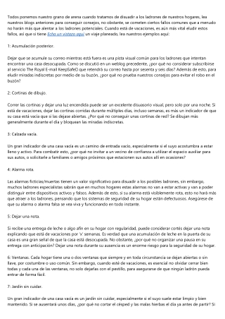 Consejos para incrementar el nivel de seguridad de su casa