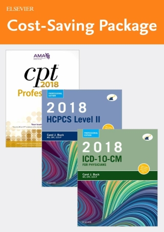 READ 2018 ICD 10 CM Physician Professional Edition Spiral bound  2018 HCPCS
