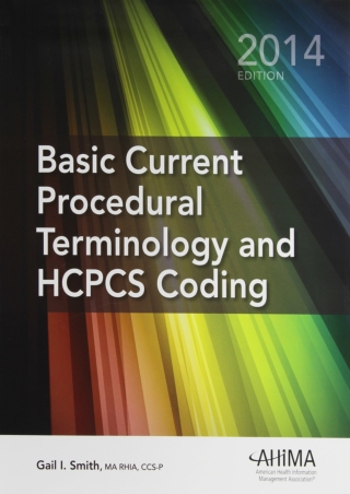 READ Basic Current Procedural Terminology and HCPCS Coding 2014