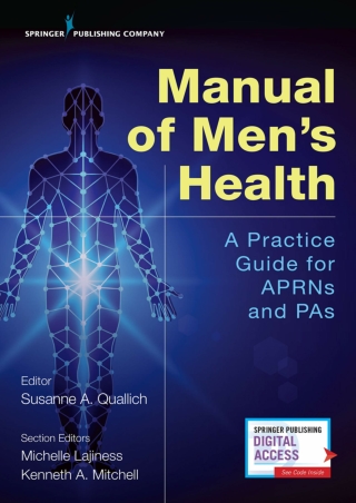READING Manual of Men’s Health Primary Care Guidelines for APRNs  PAs