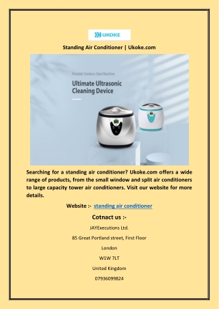 Standing Air Conditioner | Ukoke.com