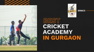 Best Cricket Academy in Gurgaon - SRNCC