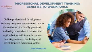 Professional Development through Online Training