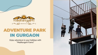 Adventure Park in Gurgaon