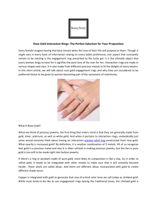 Anxiety Rings - Preventing Nail Biting And Skin Picking