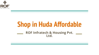 Shop in Huda Affordable