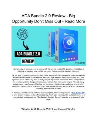 ADA  Bundle 2.0