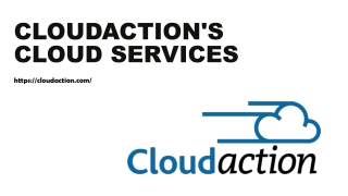 Cloudaction's cloud services