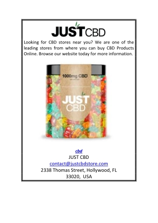 CBD | Justcbdstore.com