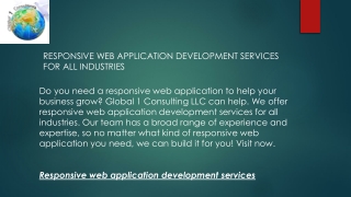 Responsive Web Application Development Services for All Industries