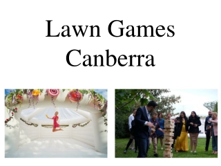 Lawn Games Canberra