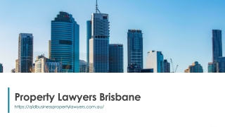 Property Lawyers Brisbane