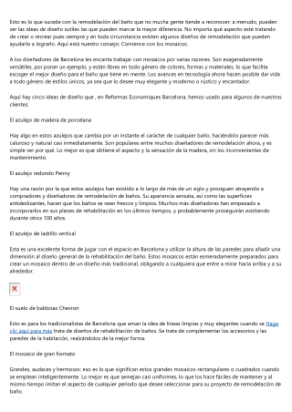 Claves para realizar una reforma triunfante